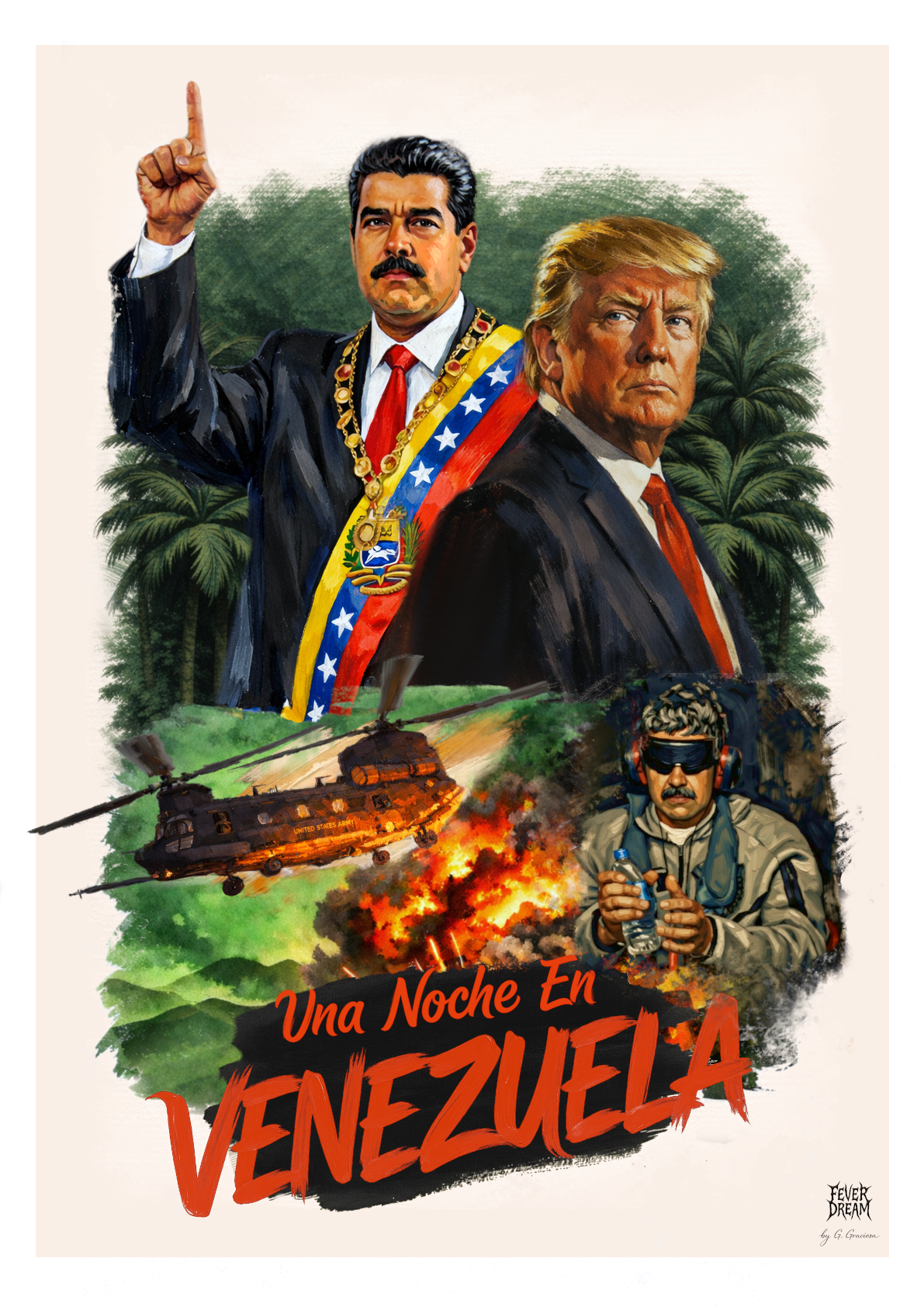 Maduro Trump Venezuela Limited Edition Print