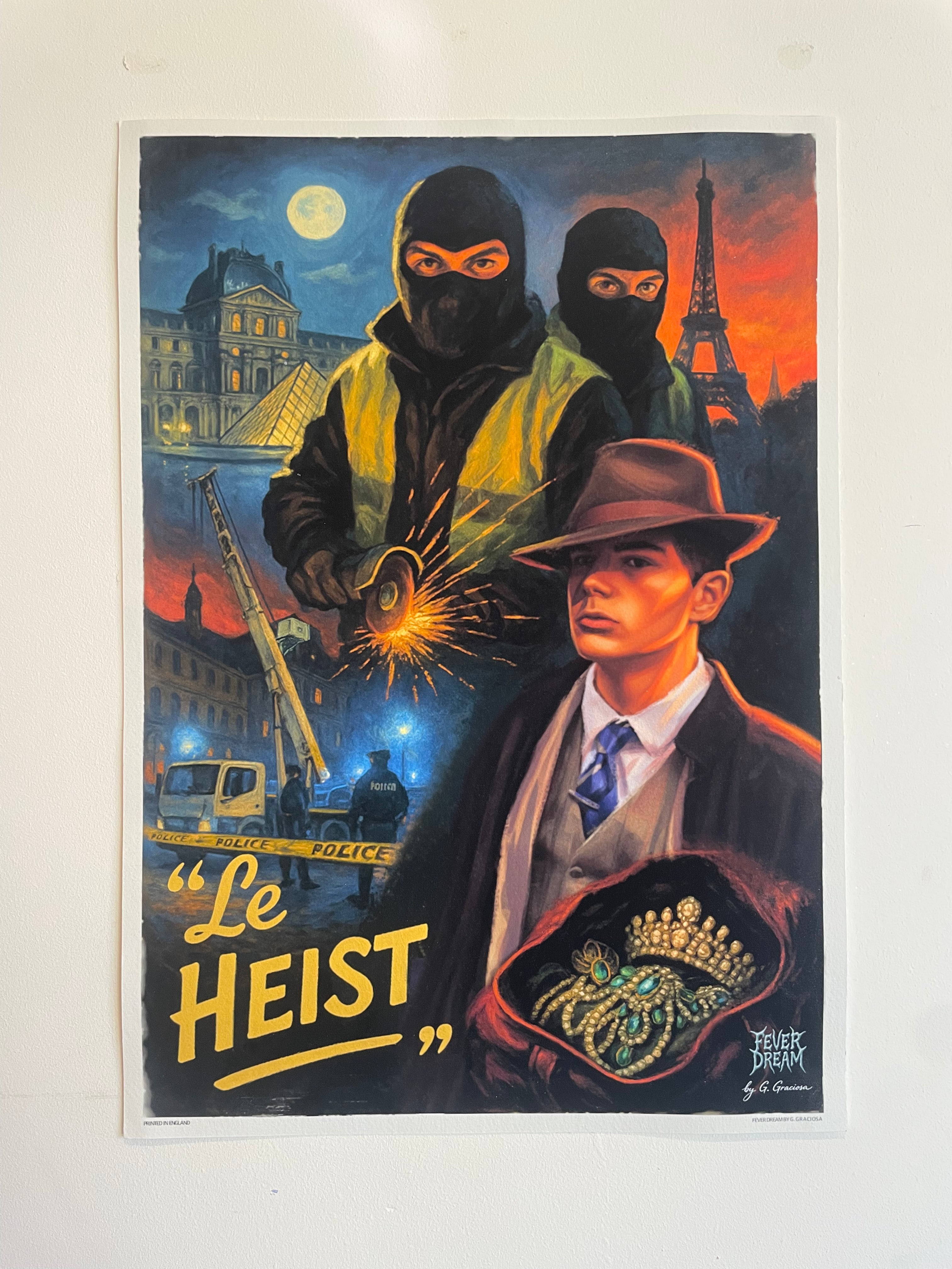 Louvre Heist Limited Edition Print