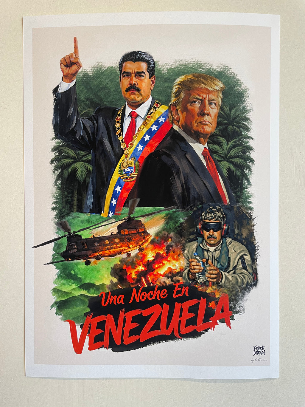 Maduro Trump Venezuela Limited Edition Print