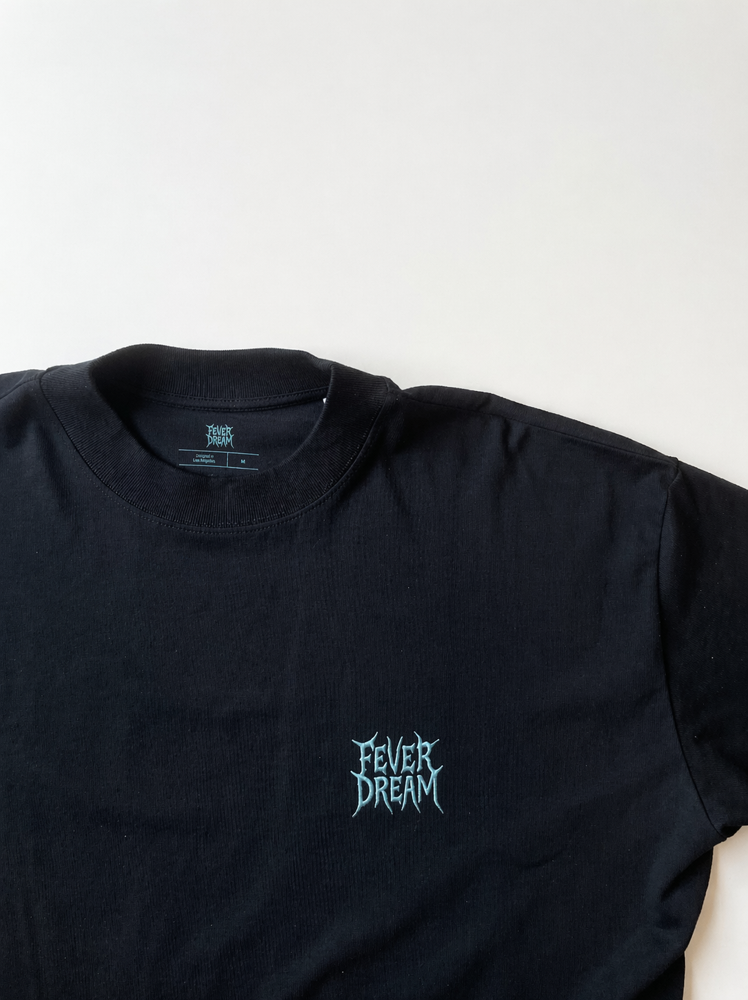 Fever Dream Premium Black Logo Tee