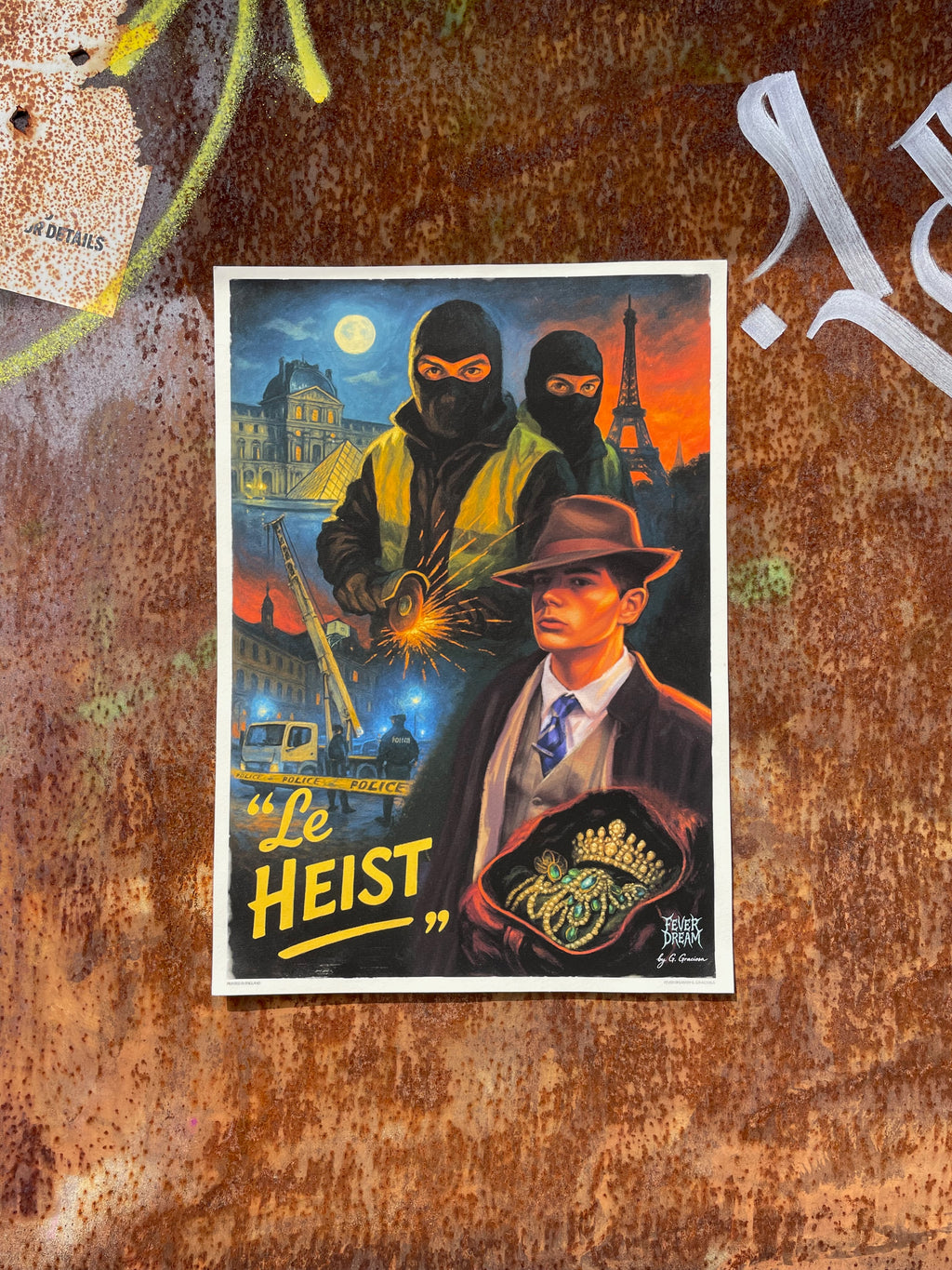 Louvre Heist Limited Edition Print