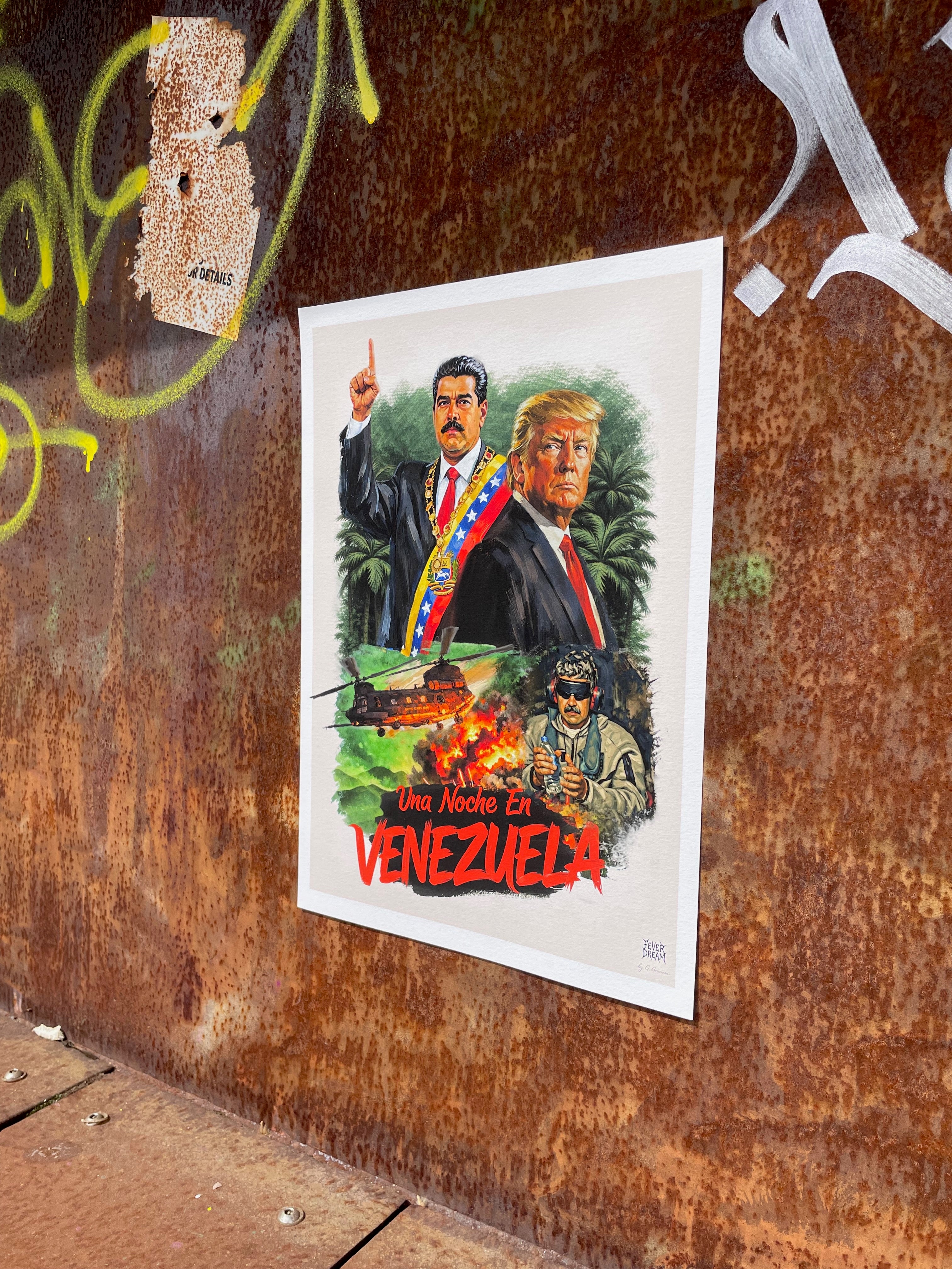 Maduro Trump Venezuela Limited Edition Print