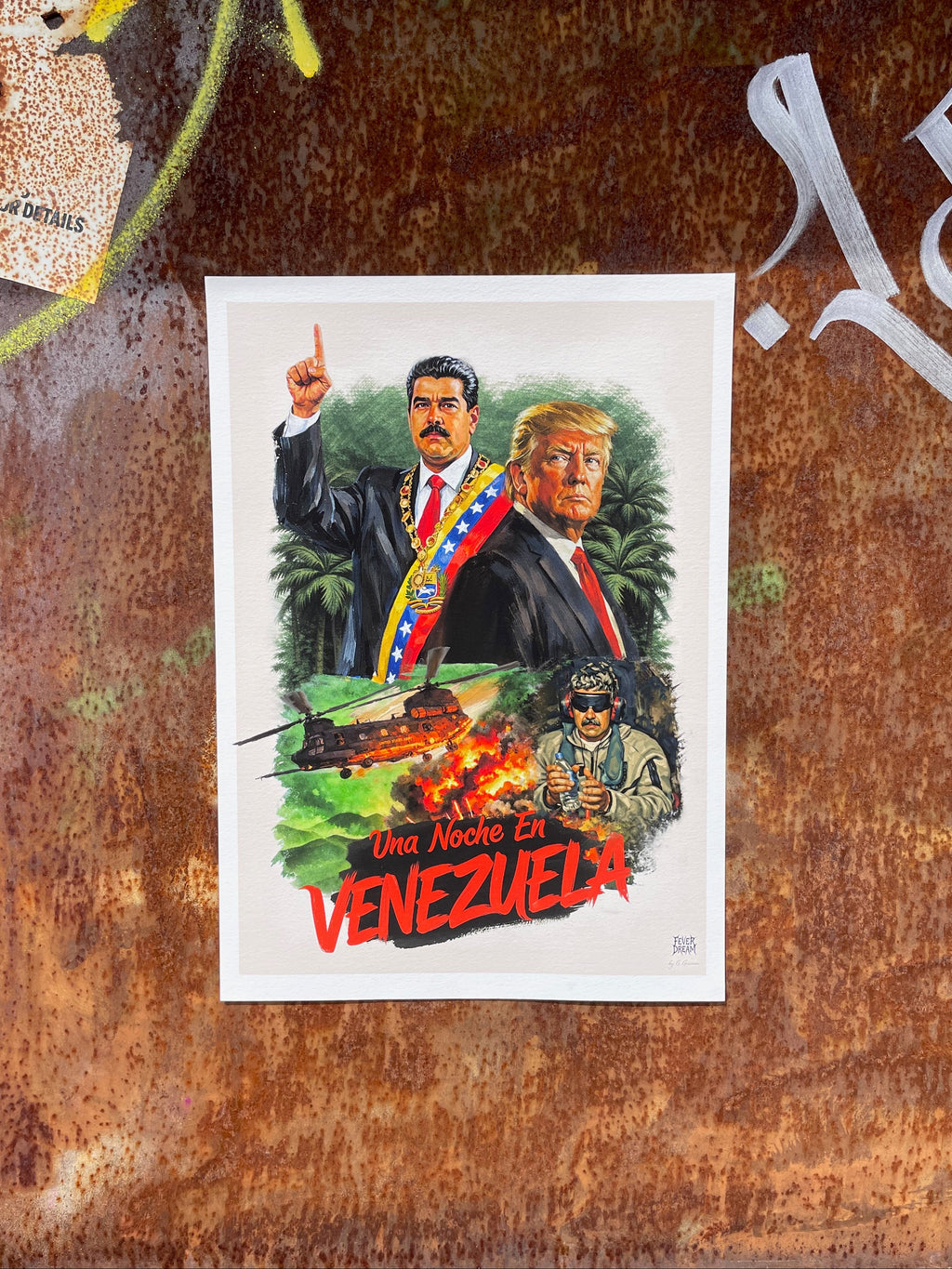 Maduro Trump Venezuela Limited Edition Print