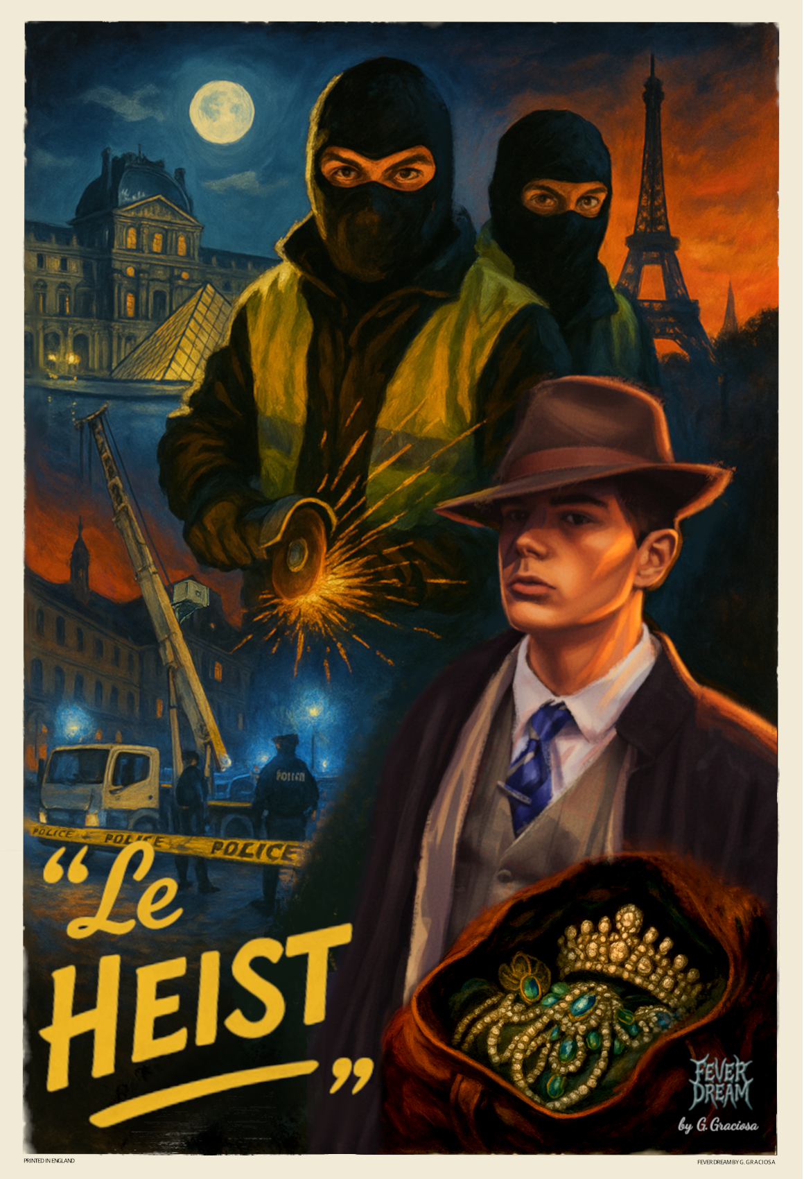 Louvre Heist Limited Edition Print
